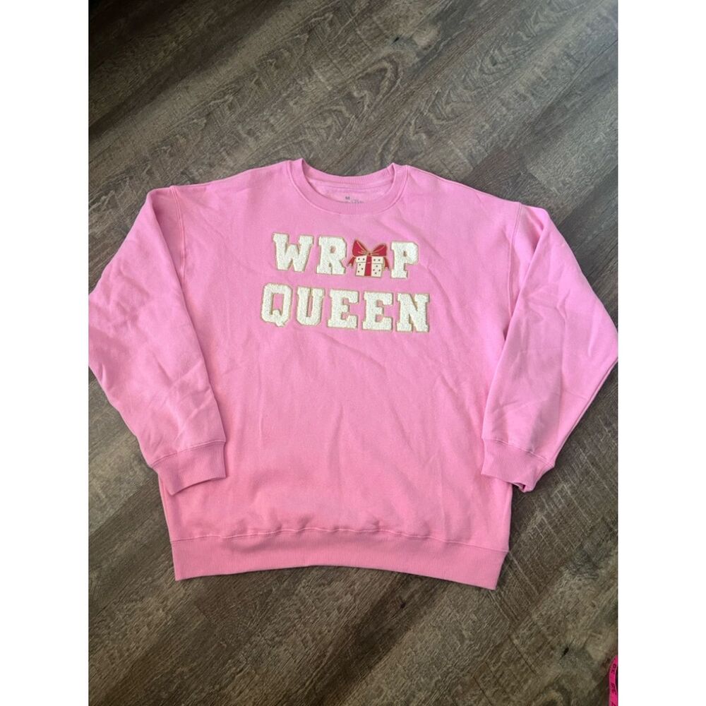 Goodie Two Sleeves "Wrap Queen" Women's Sweatshirt- Size Medium